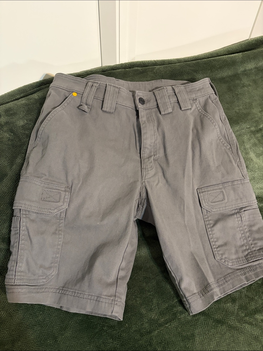 Caterpillar Gray Cargo Shorts with Utility Pockets
